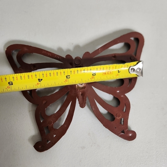 Homco 1978 Set of 2 Faux Rattan Butterflies - Picture 9 of 12